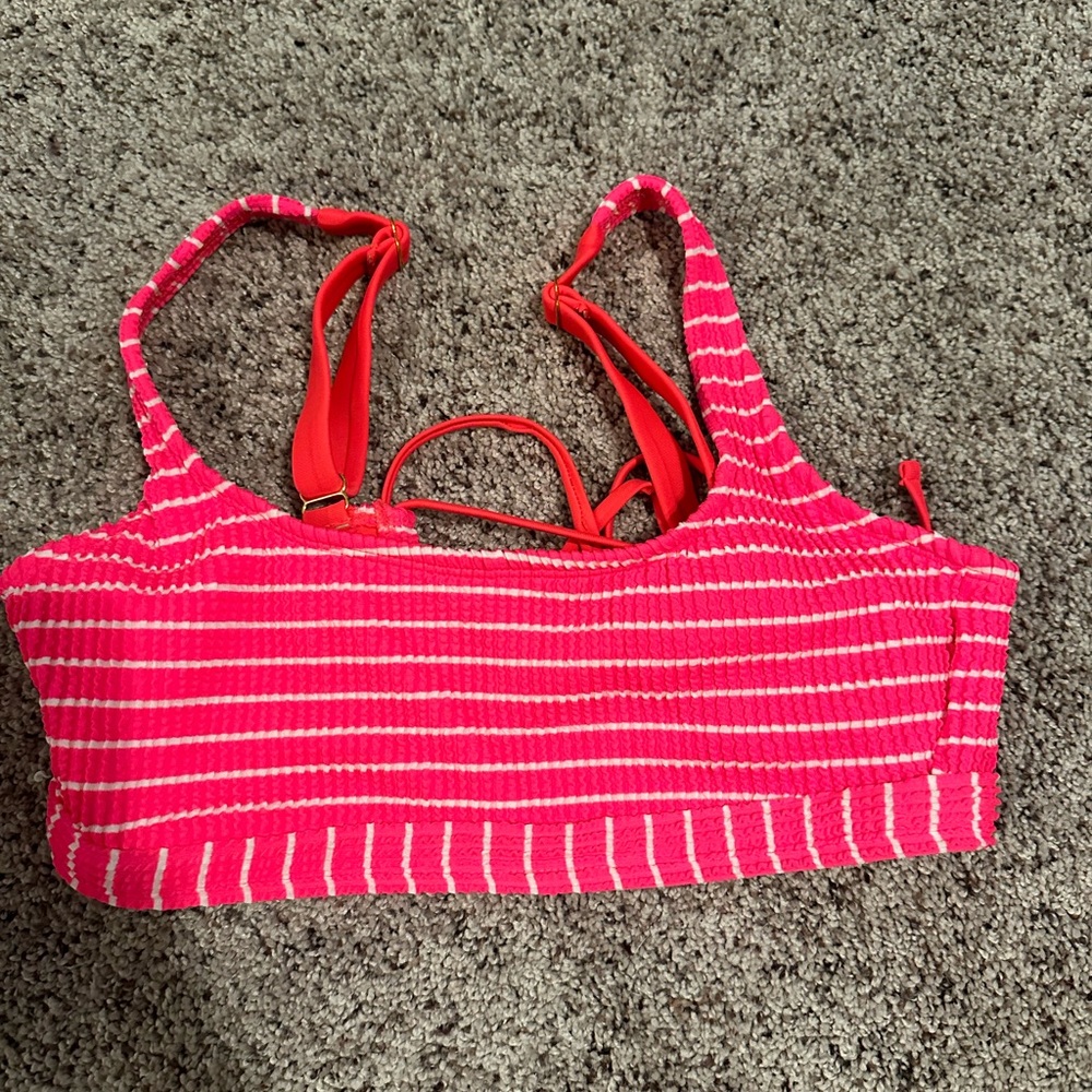BARLEY WORN PINK TARGET SWIMSUIT